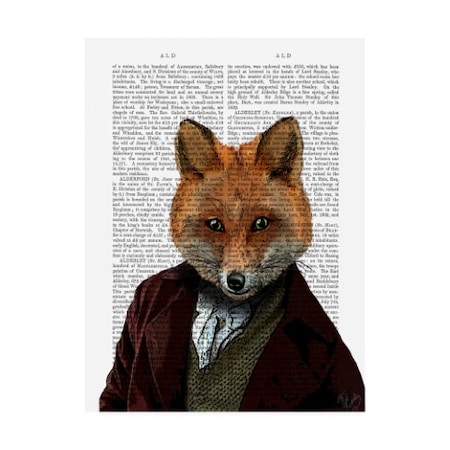 Fab Funky 'Fox Portrait 2' Canvas Art,35x47